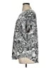 Ruby Rd. Silver Short Sleeve Blouse Size XL - photo 5