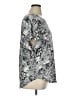 Ruby Rd. Silver Short Sleeve Blouse Size XL - photo 4