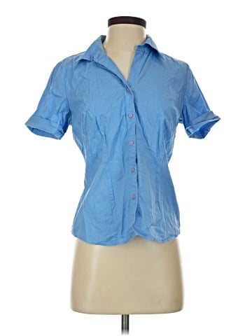 St. John's Bay Short Sleeve Blouse (view 1)
