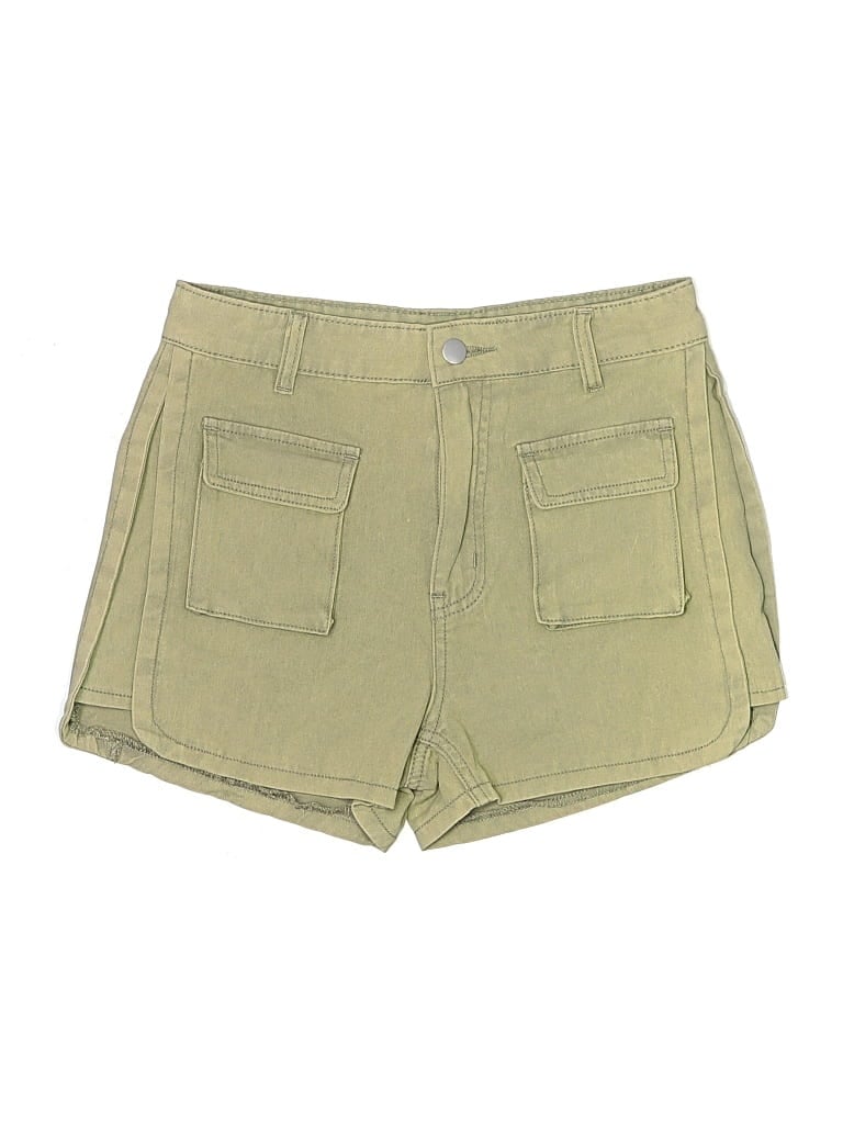 Pre-owned Pol Khaki Shorts In Green