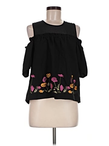 Blue Rain Short Sleeve Blouse (view 1)