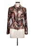 Joseph Ribkoff Print Brown Jacket Size 12 - photo 1