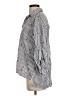 MULTIPLES 100% Lyocell Stripes Gray 3/4 Sleeve Button-Down Shirt Size S - photo 5