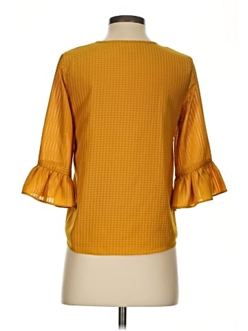 Ann Taylor Factory 3/4 Sleeve Blouse (view 2)