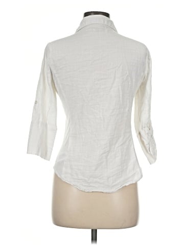 Simply Blessed 3/4 Sleeve Button-Down Shirt (view 2)