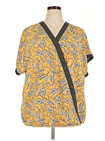 Cj Banks Short Sleeve Blouse (view 1)