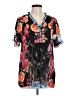 Unbranded Black Short Sleeve Blouse Size L - photo 1