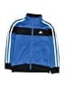 Adidas 100% Polyester Blue Track Jacket Size 4 - photo 1