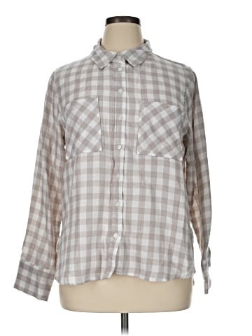 Velvet Heart Long Sleeve Button-Down Shirt (view 1)