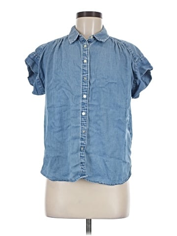 Ann Taylor LOFT Denim Vest (view 1)
