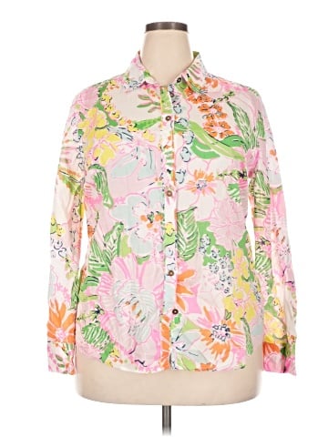 Lilly Pulitzer For Target Long Sleeve Blouse (view 1)