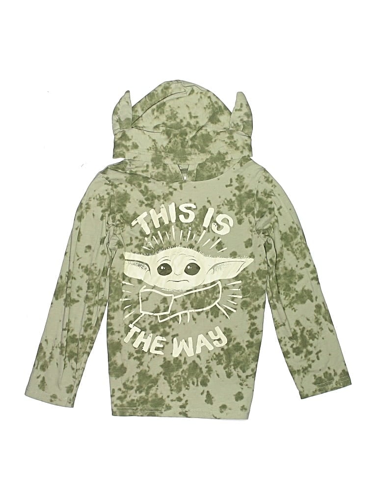 Pre-owned Star Wars Kids' Long Sleeve T-shirt In Green