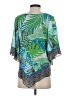 Ruby Rd. 100% Polyester Green Short Sleeve Blouse Size S (petite) - photo 2