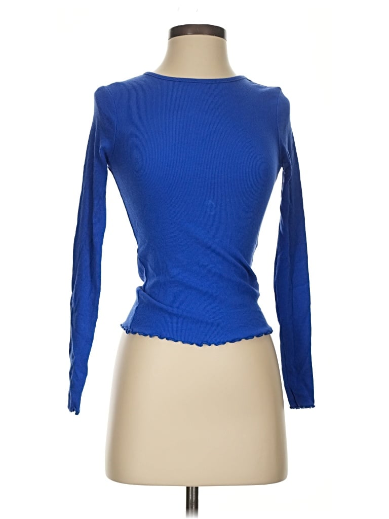 Pre-owned New Look Long Sleeve T-shirt In Blue