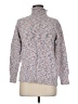 L.L.Bean 100% Cotton Tweed Gray Turtleneck Sweater Size M - photo 1