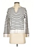 Ann Taylor LOFT 100% Cotton Stripes White Pullover Sweater Size XXS (petite) - photo 1