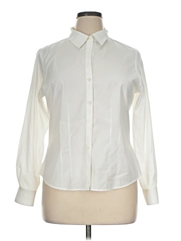 Foxcroft Long Sleeve Button-Down Shirt (view 1)