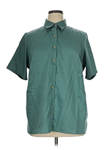 Lands' End Short Sleeve Button-Down Shirt (view 1)