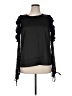 Rose + Olive Black 3/4 Sleeve Blouse Size XL - photo 1