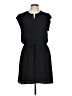 DR2 100% Polyester Solid Black Casual Dress Size L - photo 1