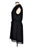 DR2 100% Polyester Solid Black Casual Dress Size L - photo 5