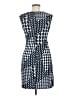 En Focus Studio Houndstooth Blue Cocktail Dress Size 8 - photo 2