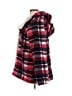 Steve Madden 100% Polyester Plaid Red Faux Fur Jacket Size L - photo 5