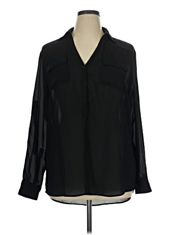 New York & Company 3/4 Sleeve Blouse (view 1)