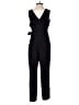 BCBGeneration 100% Polyester Solid Black Jumpsuit Size 0 - photo 2
