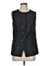 Talbots Gray Black Vest Size 6 - photo 1