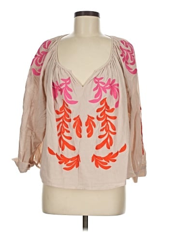 Fate 3/4 Sleeve Blouse (view 1)