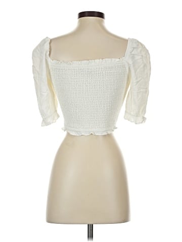Aqua 3/4 Sleeve Blouse (view 2)
