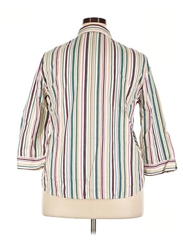 Alfred Dunner 3/4 Sleeve Polo (view 2)