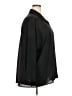 George 100% Polyester Stars Black Long Sleeve Blouse Size 2X - photo 4