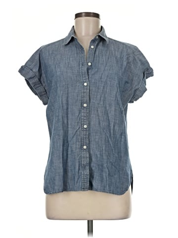 Banana Republic Short Sleeve Button-Down Shirt (view 1)