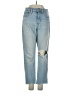 Madewell Hearts Blue Jeans Size 25 waist (petite) - photo 1