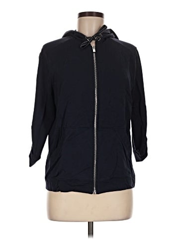 Zenergy by Chico's Zip Up Hoodie (view 1)