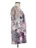 One World Purple Short Sleeve Blouse Size L - photo 4