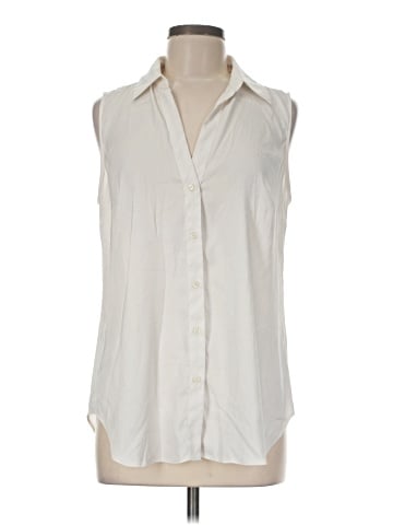 Ann Taylor Sleeveless Button-Down Shirt (view 1)