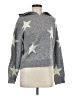 Olivia Sky Stars Silver Pullover Sweater Size M - photo 1