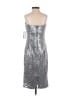 Guess 100% Polyester Silver Cocktail Dress Size 6 - photo 2