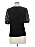 CeCe Black Short Sleeve Top Size M - photo 2