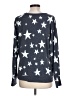Chaser Stars White Gray Long Sleeve Top Size L - photo 2
