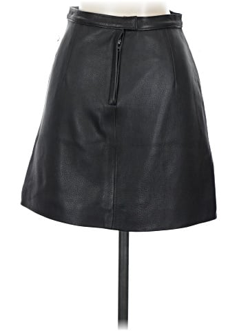 DKNY Faux Leather Skirt (view 2)