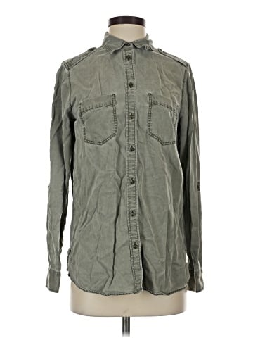 Express Long Sleeve Button-Down Shirt (view 1)