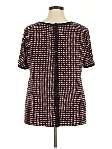 Anne Klein Short Sleeve Blouse (view 2)