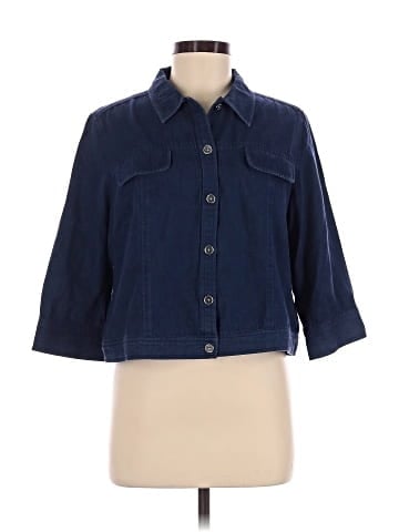 Talbots 3/4 Sleeve Button-Down Shirt (view 1)