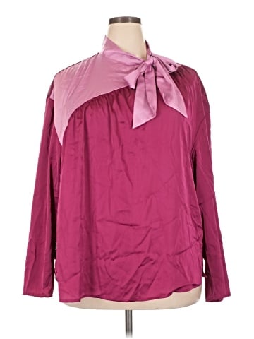 ELOQUII Long Sleeve Blouse (view 1)