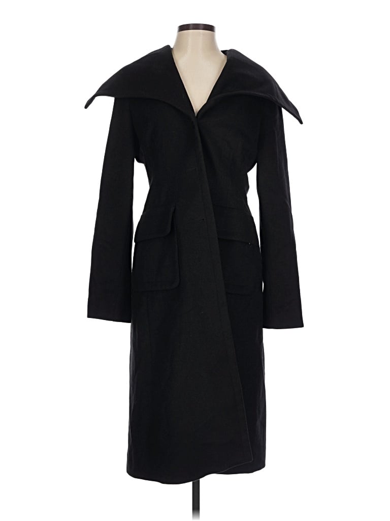 Pre-owned Bcbgmaxazria Coat In Black
