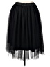 Joeoy 100% Polyester Solid Black Formal Skirt Size XL - photo 1